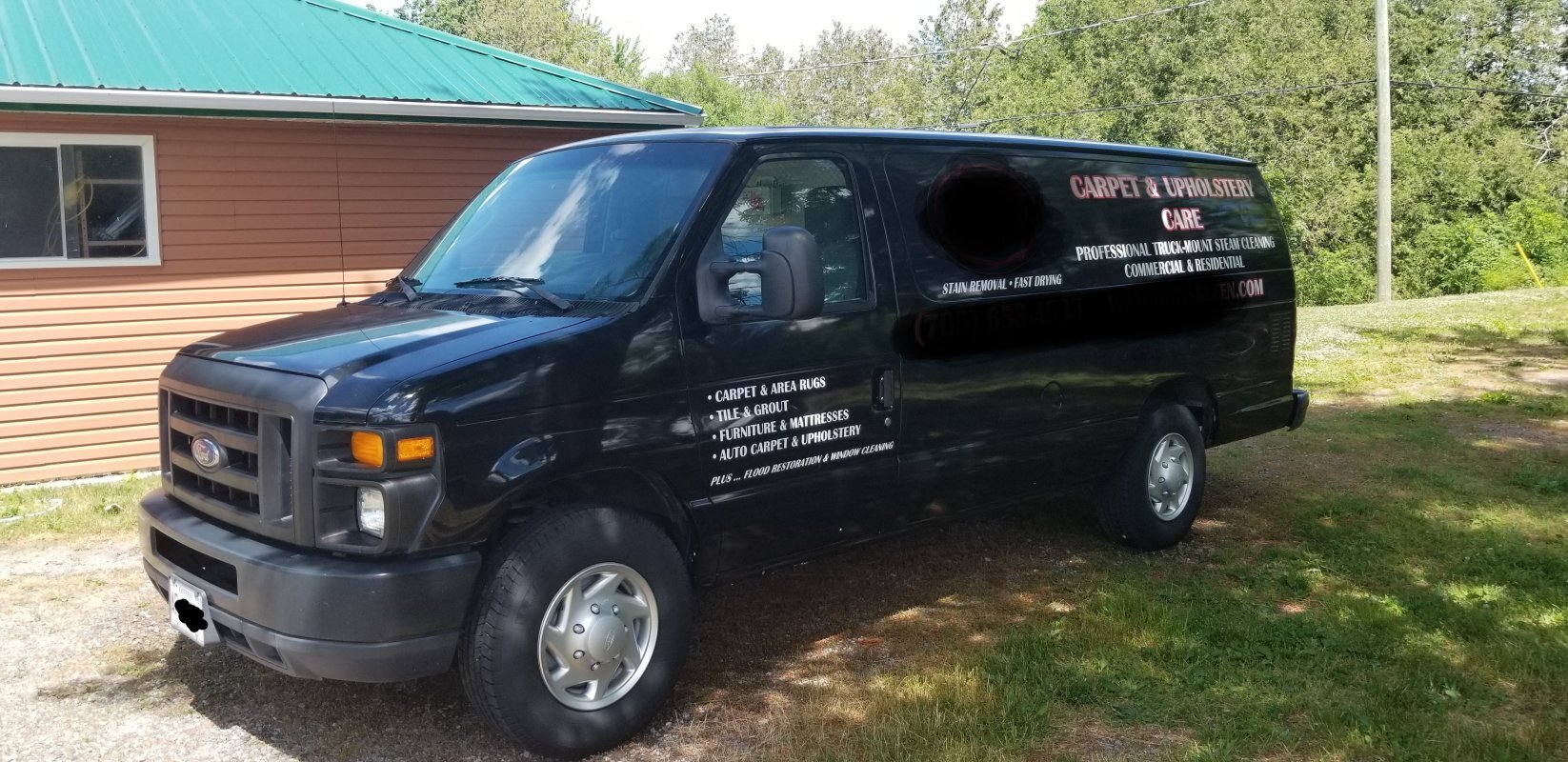 Prochem Apex Truckmount set up in Ford E250 Super Duty Extended Van