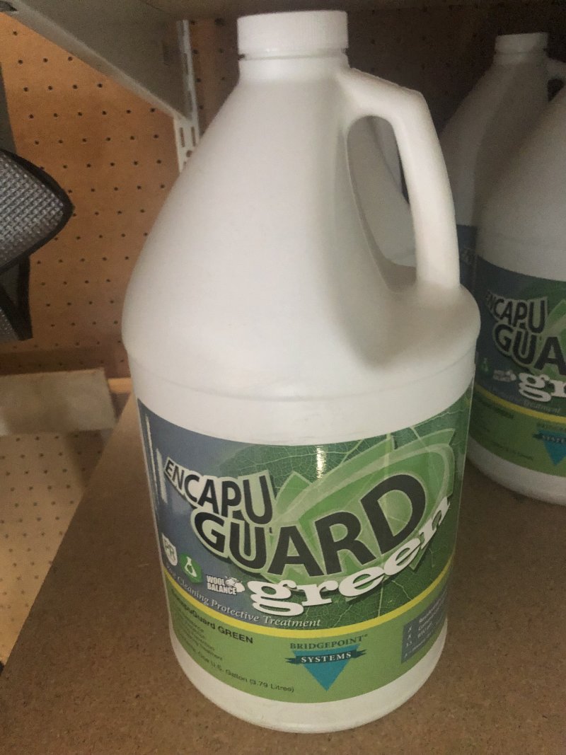 Various Carpet and Tile cleaning chemicals